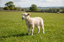 Load image into Gallery viewer, picture of lamb in field realistic