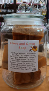 Clove and Citrus Soap