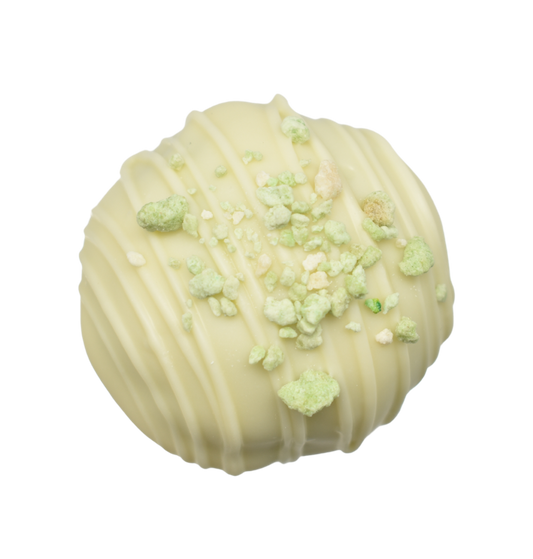 1.5oz BULK Key Lime Pie Truffle, White Chocolate