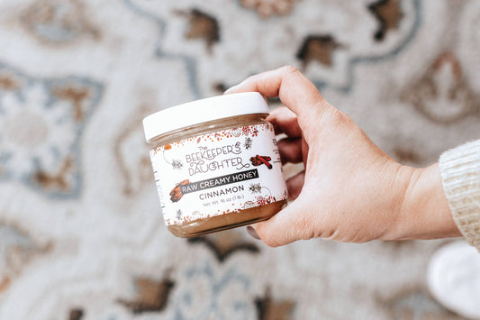 16oz Raw Cinnamon Creamy Honey