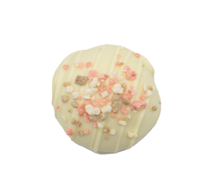1.5oz BULK Peach Cobbler Truffle, White Chocolate